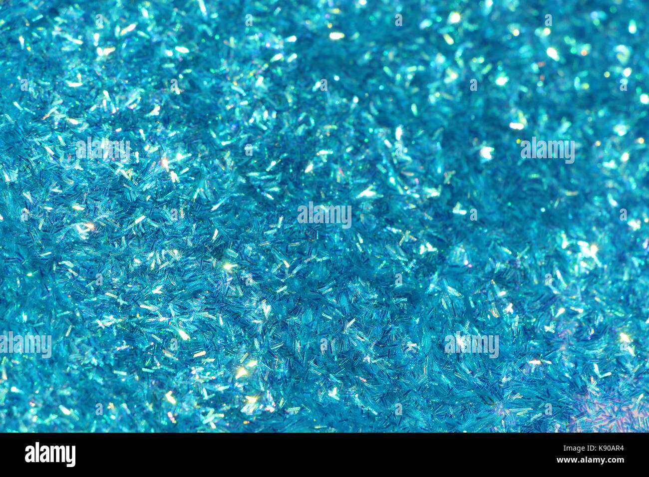 Azural Blue Azure blue glitter Stock Photo - Alamy