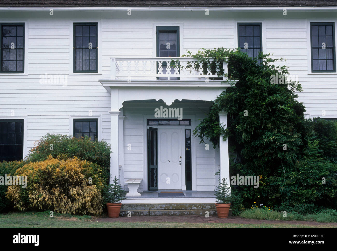 Hanley House, Historic Hanley Farm, Jackson County, Oregon Stock Photo