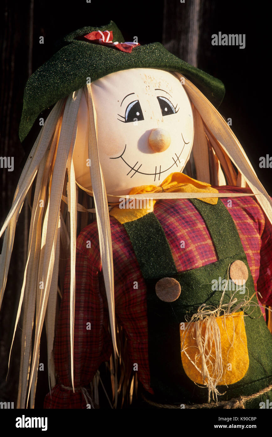 Scarecrow at Historic Brunk House, Polk County, Oregon Stock Photo Alamy