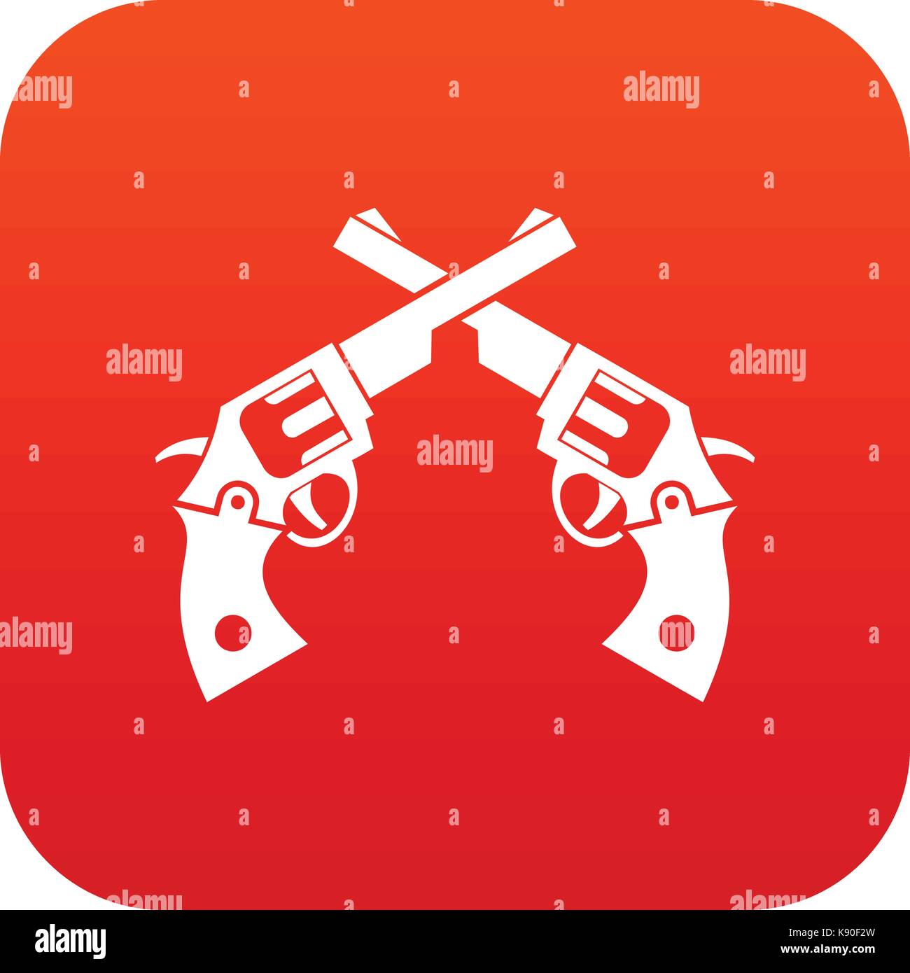 Revolvers icon digital red Stock Vector Image & Art - Alamy