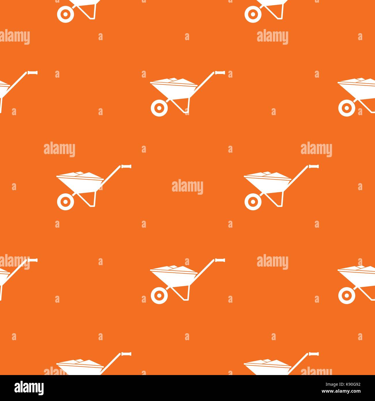 Wheelbarrow pattern seamless Stock Vector Image & Art - Alamy