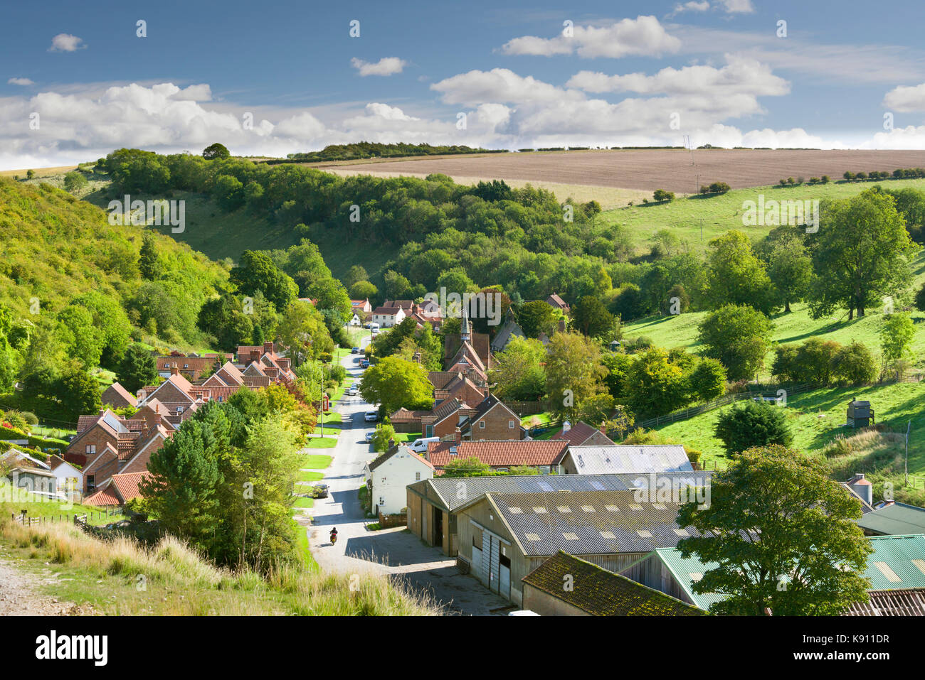 Thixendale on the East Yorkshire Wolds Stock Photo Alamy