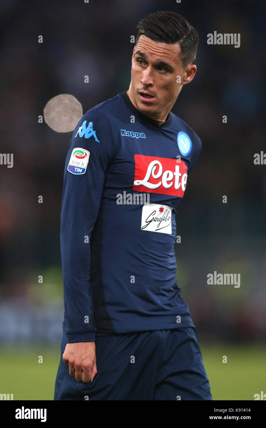 Rome, Italy. 20th Sep, 2017. Hamsik in action during the football match ...