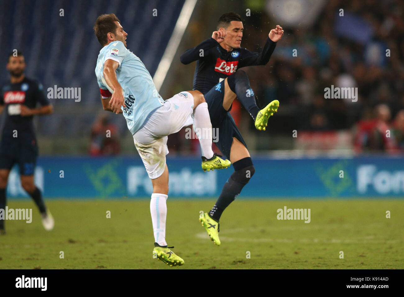 Rome, Italy. 20th Sep, 2017. Hamsik in action during the football match ...