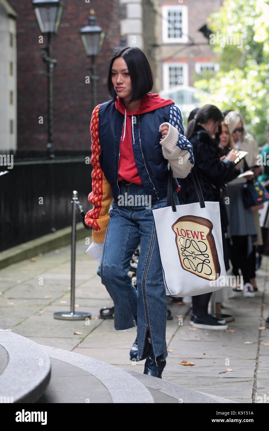 Street Style from Day two of London Fashion Week, Spring Summer 2018