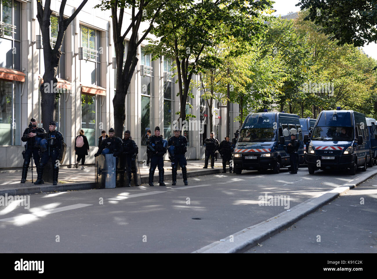 September 21st, 2017 Paris Back again in Paris the protests against a