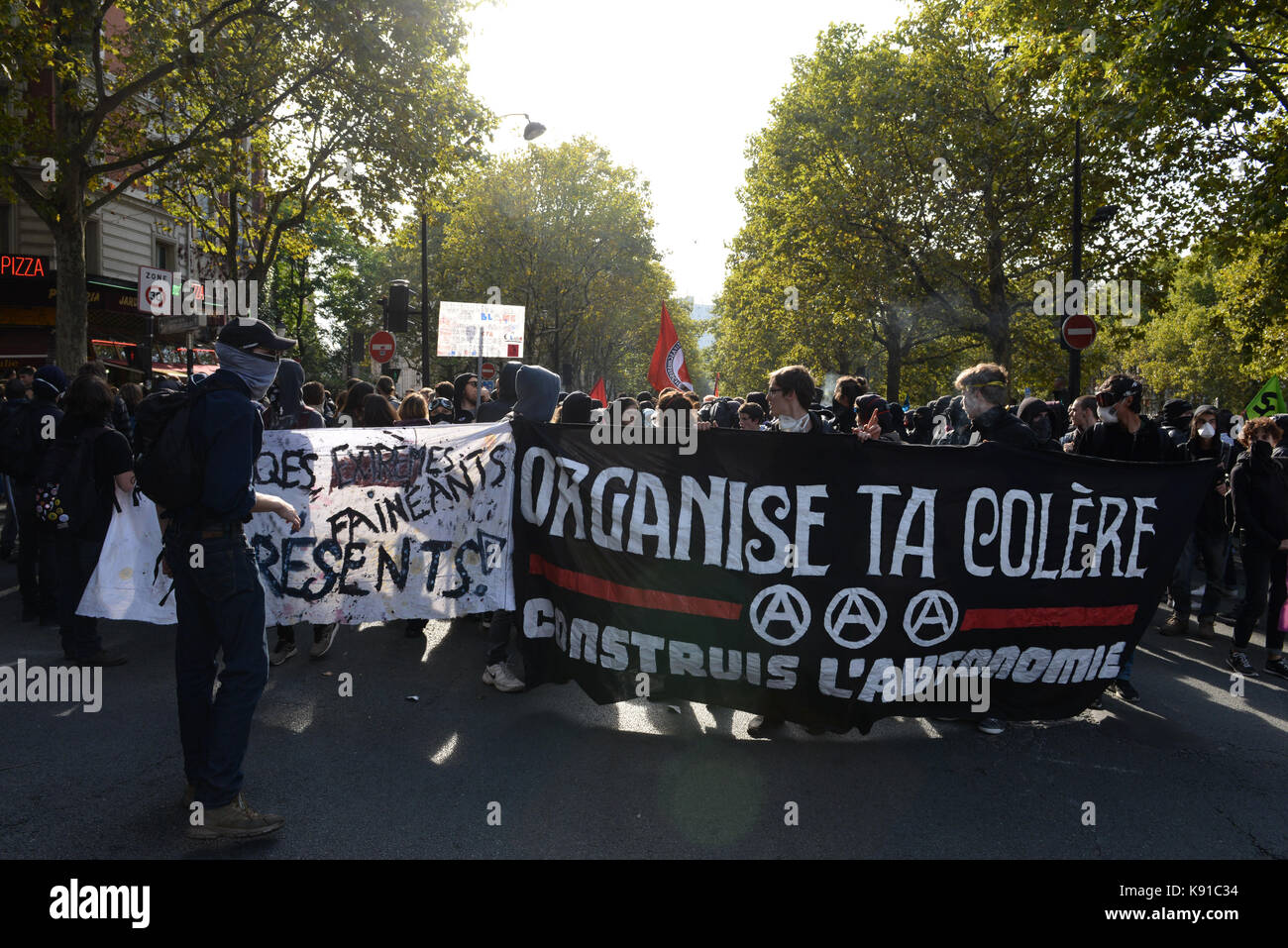 September 21st, 2017 Paris Back again in Paris the protests against a
