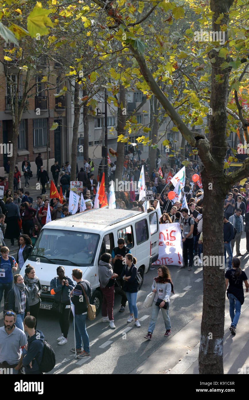 September 21st, 2017 Paris Back again in Paris the protests against a