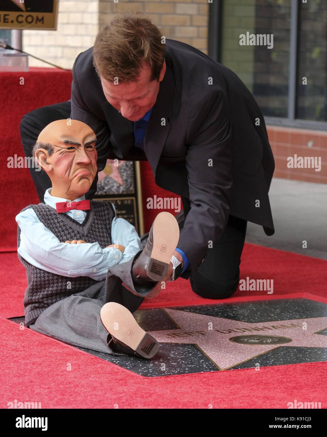 Los Angeles, California, USA. 21st Sep, 2017. Ventriloquist Jeff Dunham