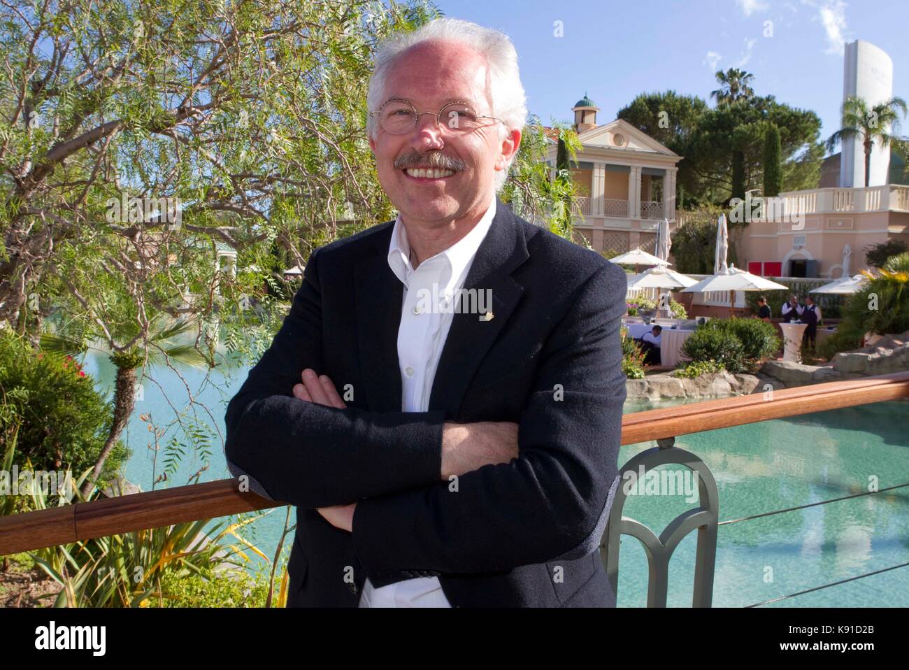 Monaco, Monaco. 23rd May, 2016. Monaco, Monte Carlo - May 23, 2016: Gourmet Chef Jacques Chibois from La Bastide Saint Antoine in Grasse at the Monte Carlo Bay Hotel and Resort/SBM | usage worldwide Credit: dpa/Alamy Live News Stock Photo