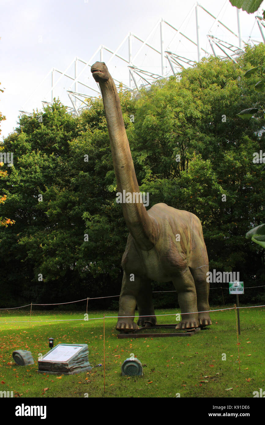 Newcastle Upon Tyne, UK. 21st Sep, 2017. Dinosaurs: Jurassic Kingdom ...