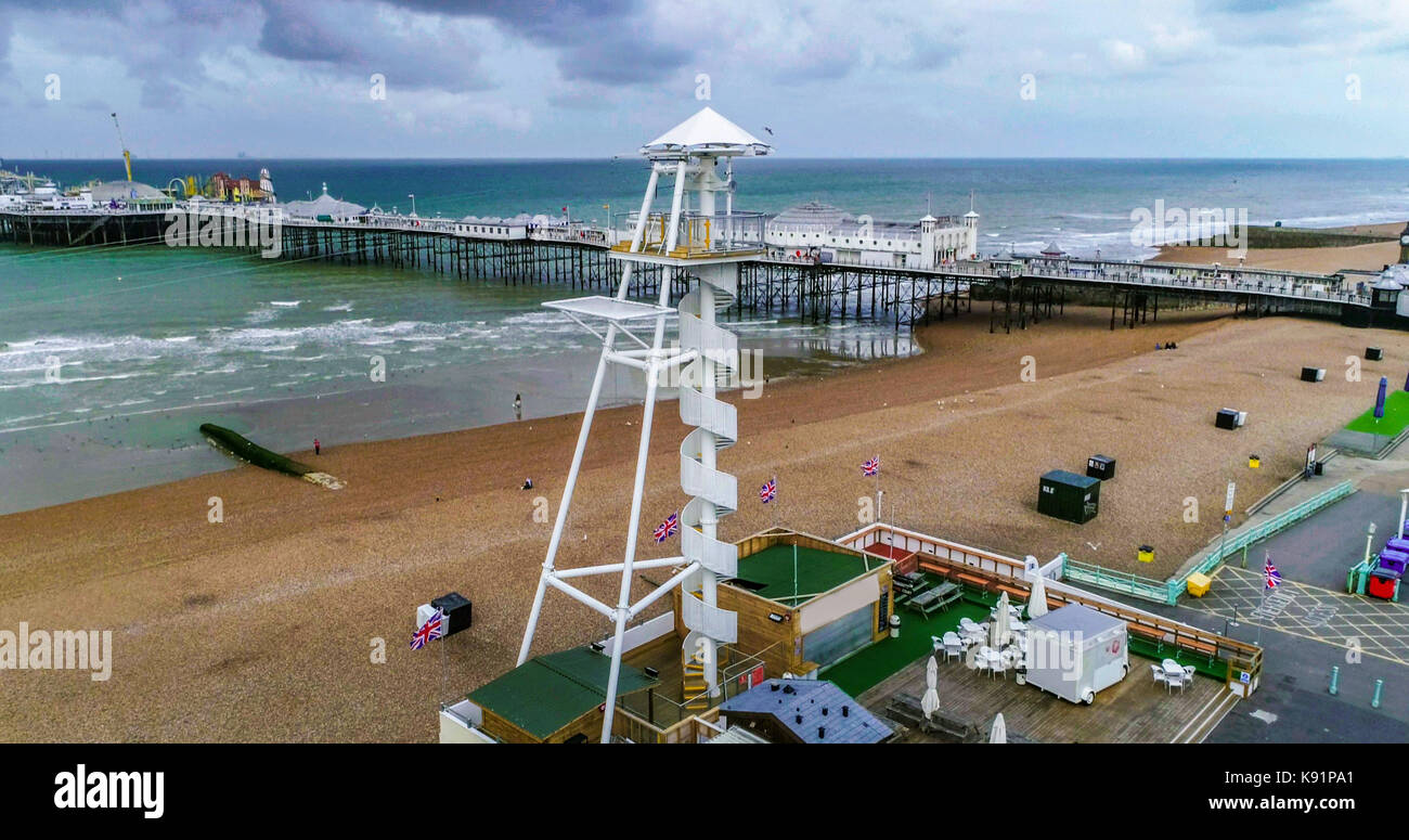 Brighton zip line hi-res stock photography and images - Alamy