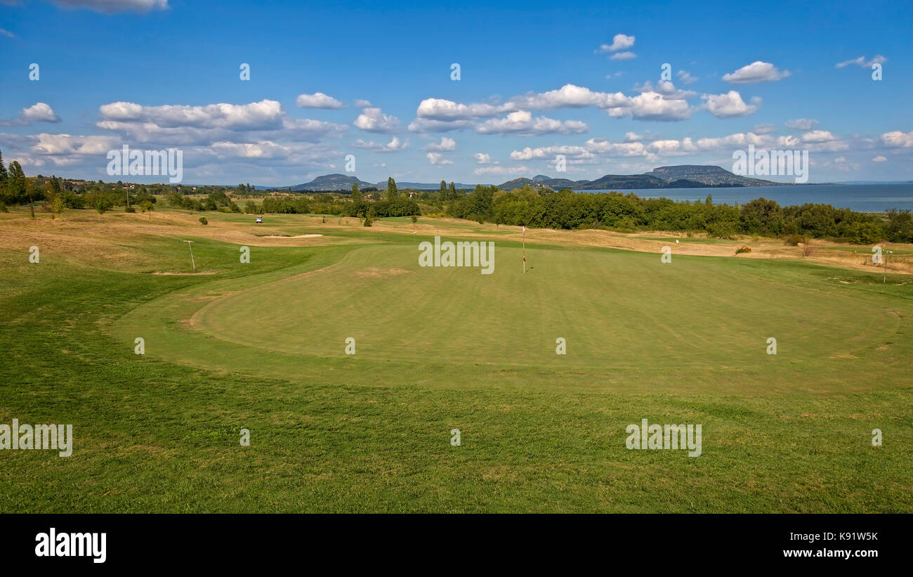 Golf course near Lake Balaton in Hungary Stock Photo Alamy