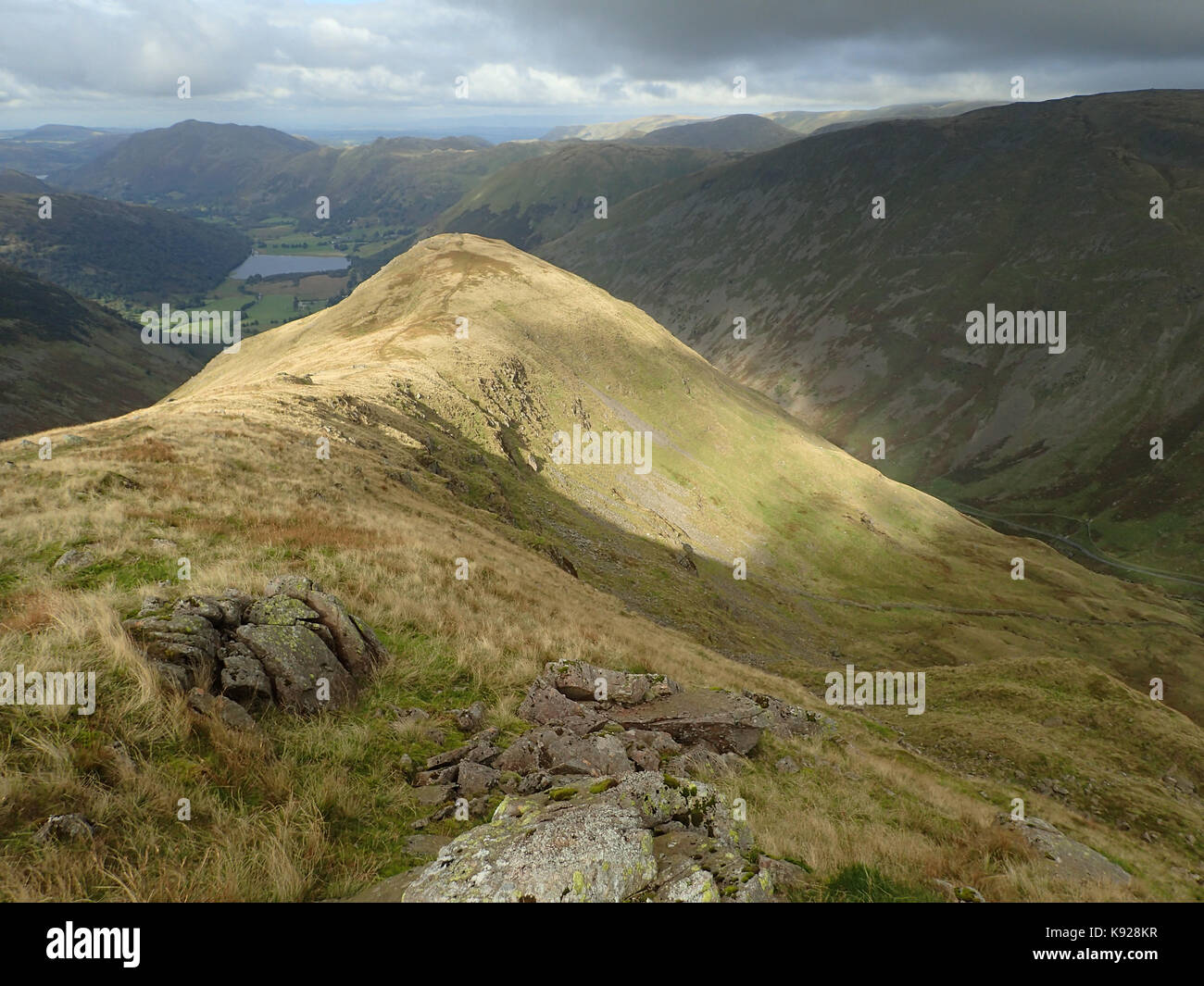 Middle Dodd in the Eastern Fells area of the Lake District National Park, Cumbria, England Stock Photo
