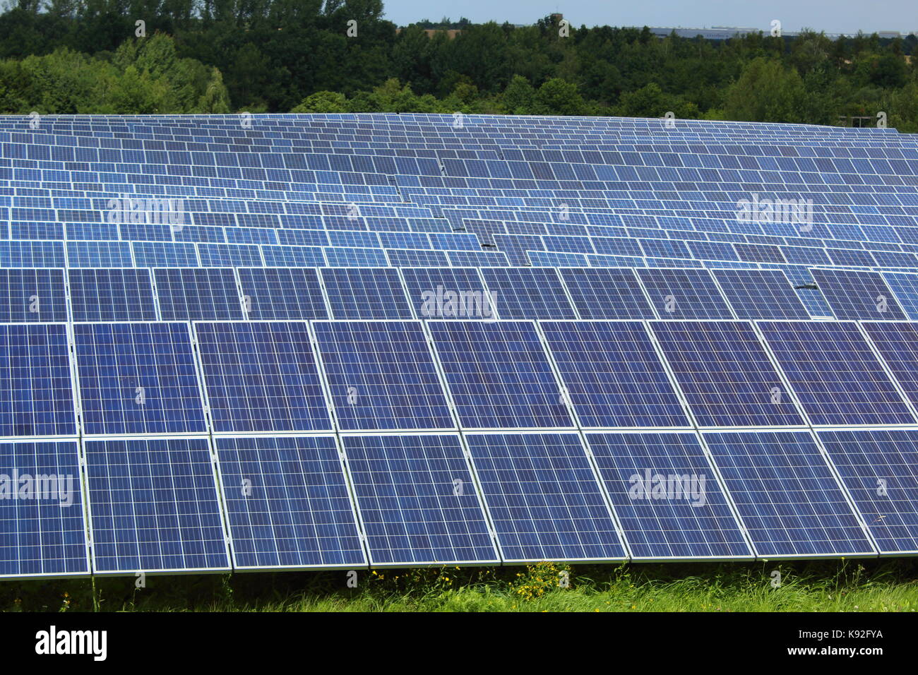 solar panels of a photovoltaic system Stock Photo - Alamy