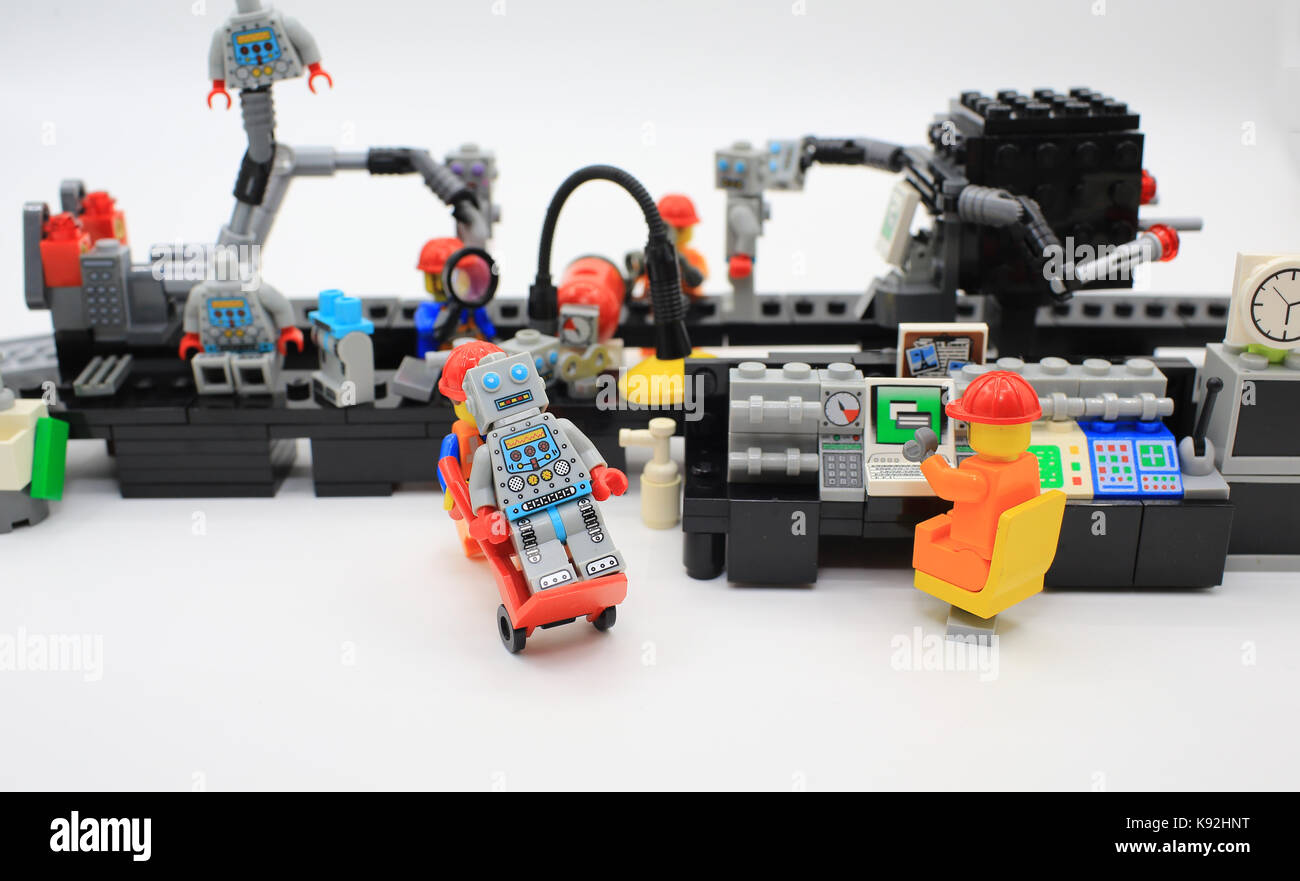lego robot Stock Photo