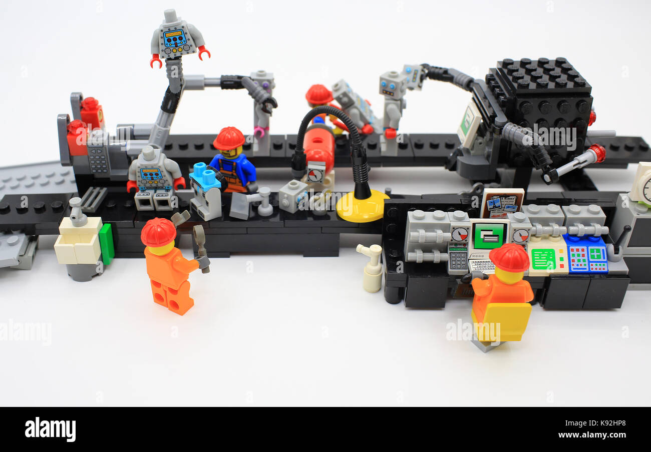 lego robot factory