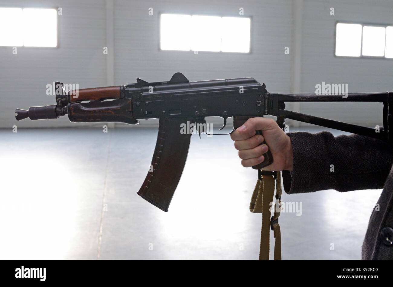 Automatic machine gun Stock Photo Alamy