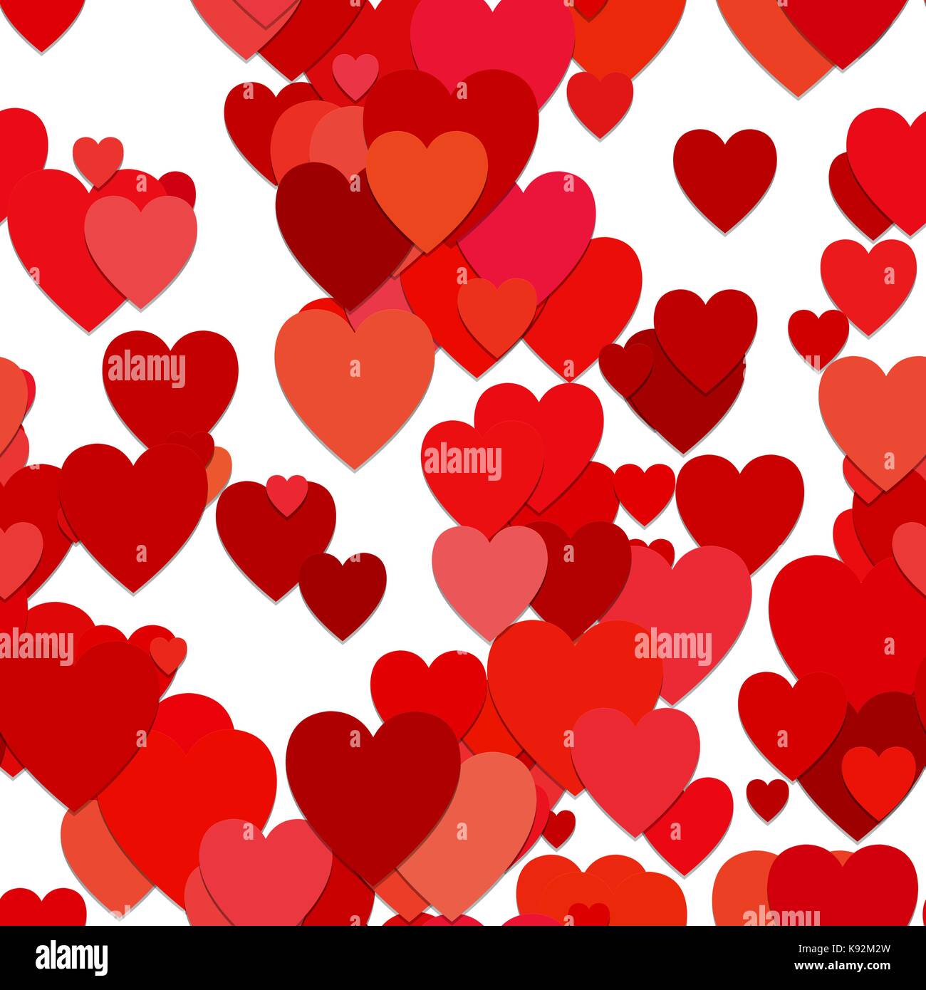 Seamless valentines day background pattern - vector graphic design from ...
