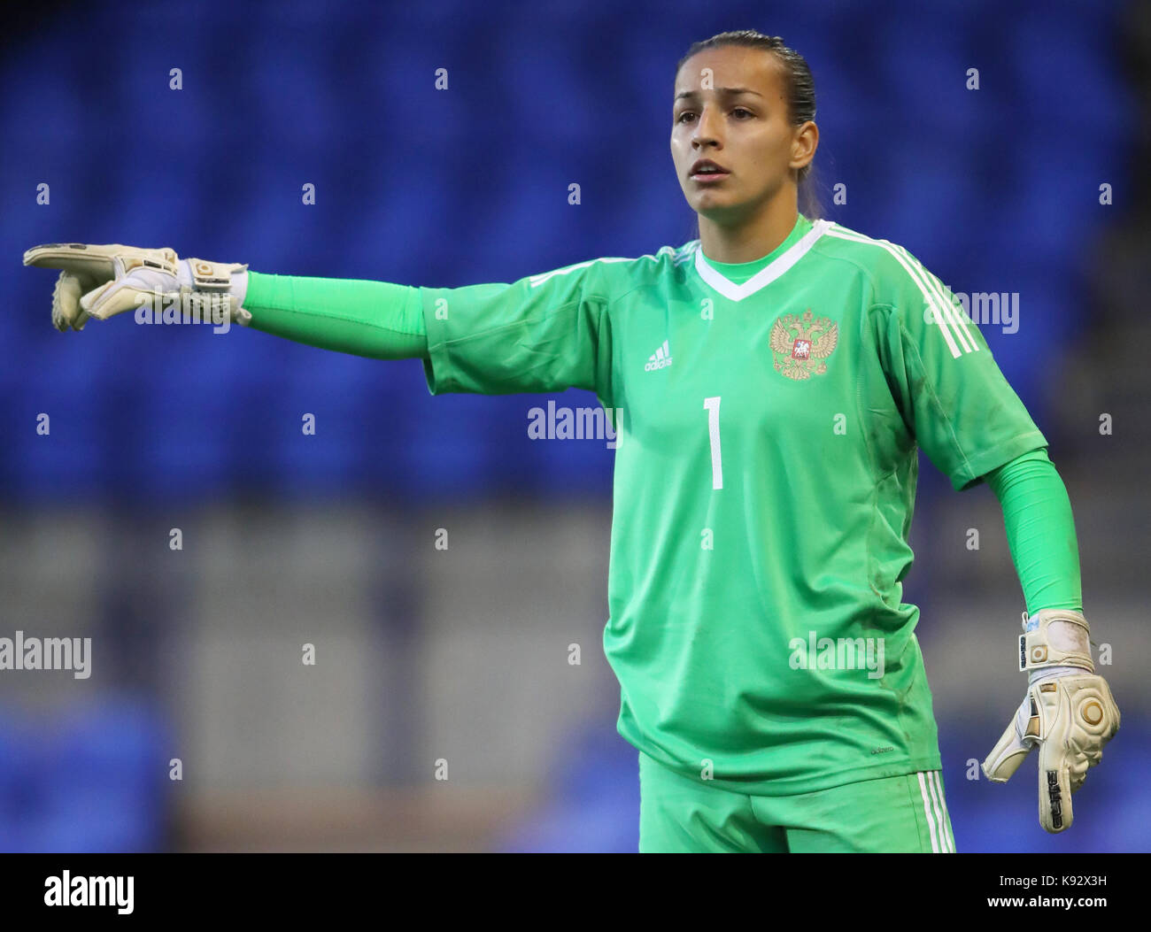 Russia goalkeeper Tatyana Shcherbak Stock Photo Alamy