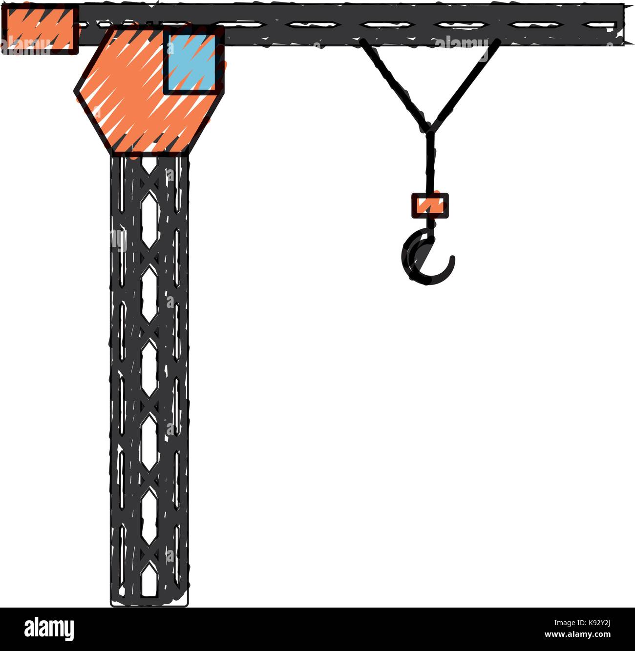 tower crane vector illustration Stock Vector Image & Art - Alamy