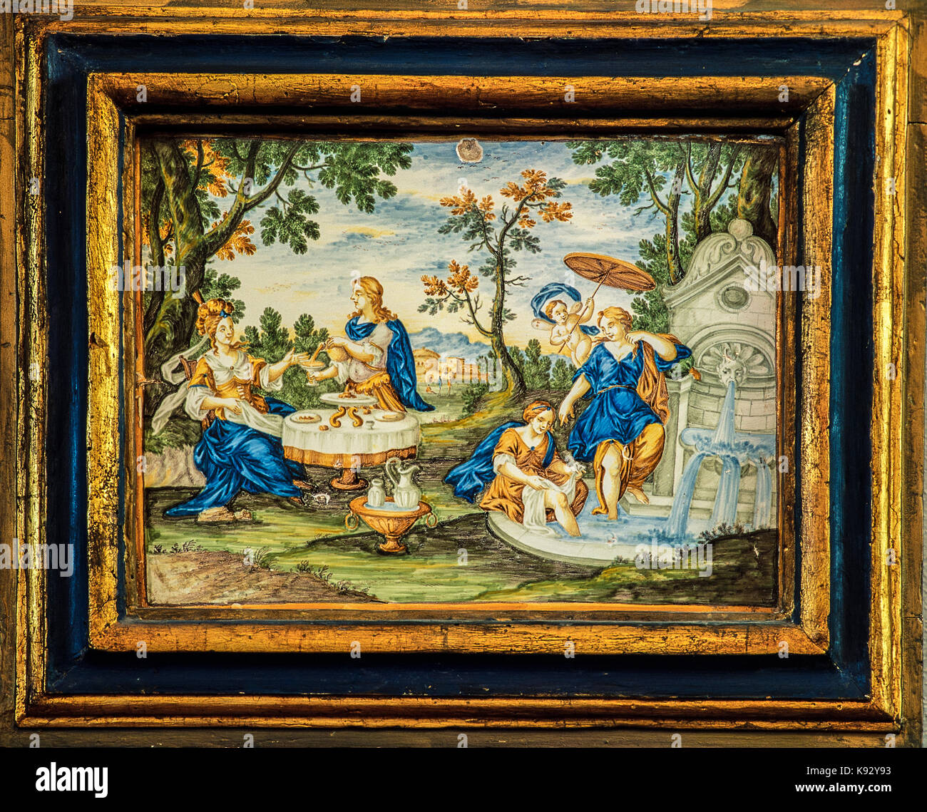 Italy Abruzzo Loreto Aprutino Acerbo ceramic museum Arcadic Collection By Bernardino Gentile Stock Photo