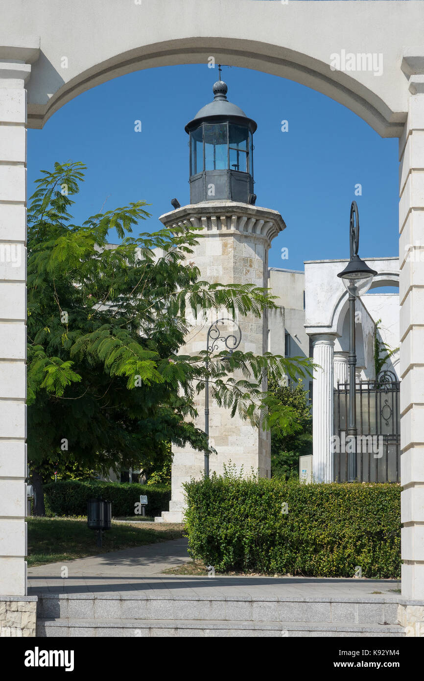 Romania Constanta Genovese Lighthouse Stock Photo Alamy