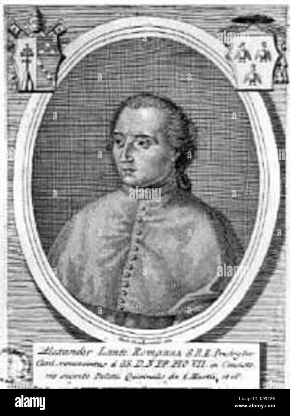 Kardinal Alessandro Lante Montefeltro della Rovere 2 Stock Photo Alamy