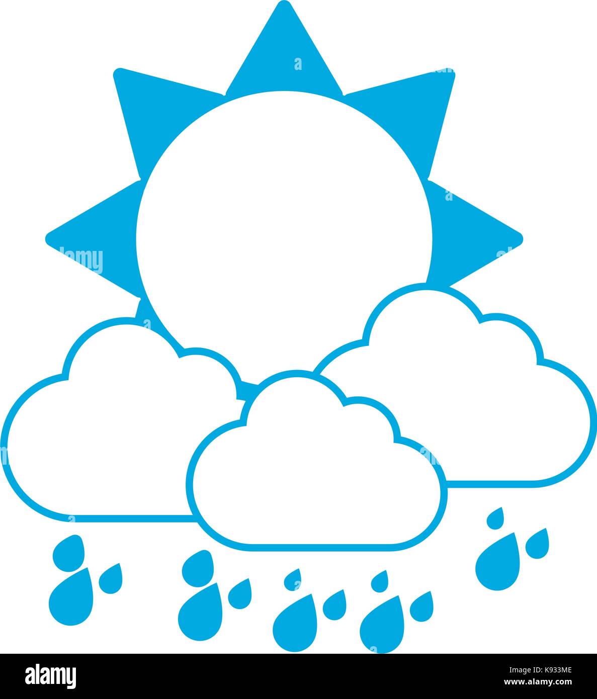 sun and cloud icon Stock Vector Image & Art - Alamy