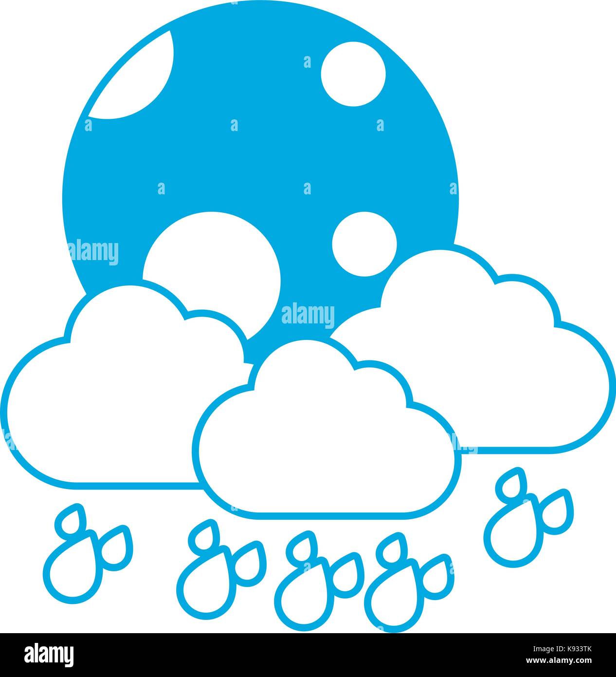 moon and cloud icon Stock Vector Image & Art - Alamy
