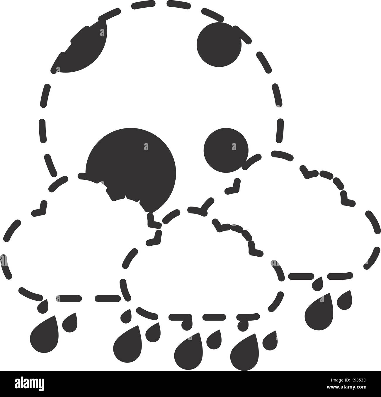 cloud and moon icon Stock Vector Image & Art - Alamy