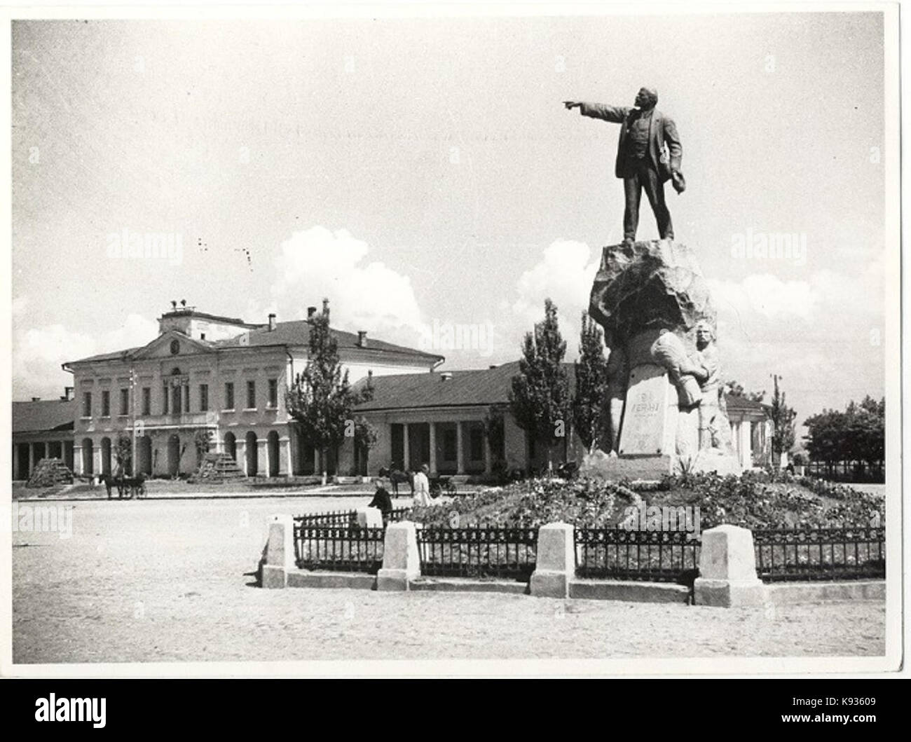 Lenin Monument in Mykolaiv 1930 Stock Photo