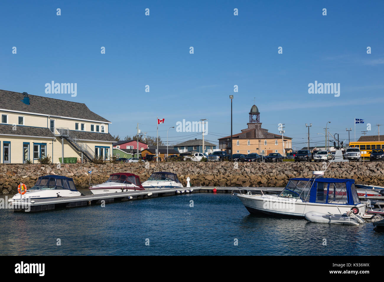 Small Harbour at HavreSaintPierre, Canada Stock Photo Alamy