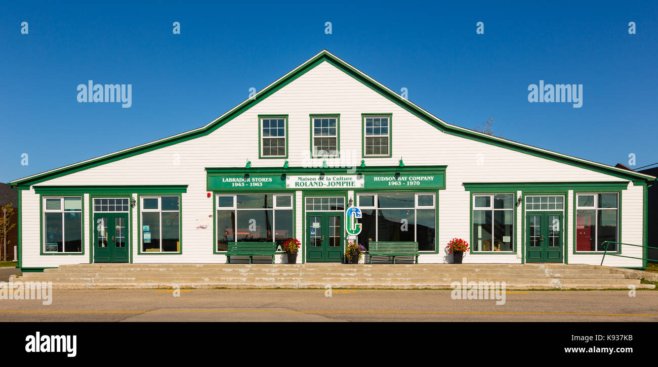 Maison del la Culture, HavreSaintPierre, Canada Stock Photo Alamy