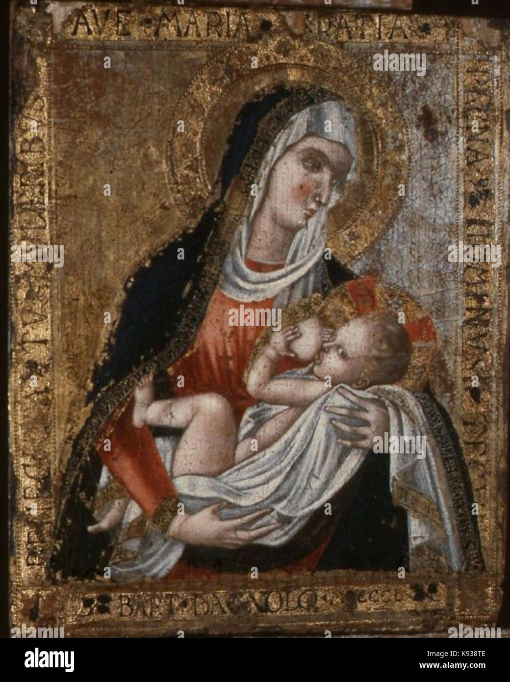 Madonna Del Latte Stock Photo Alamy