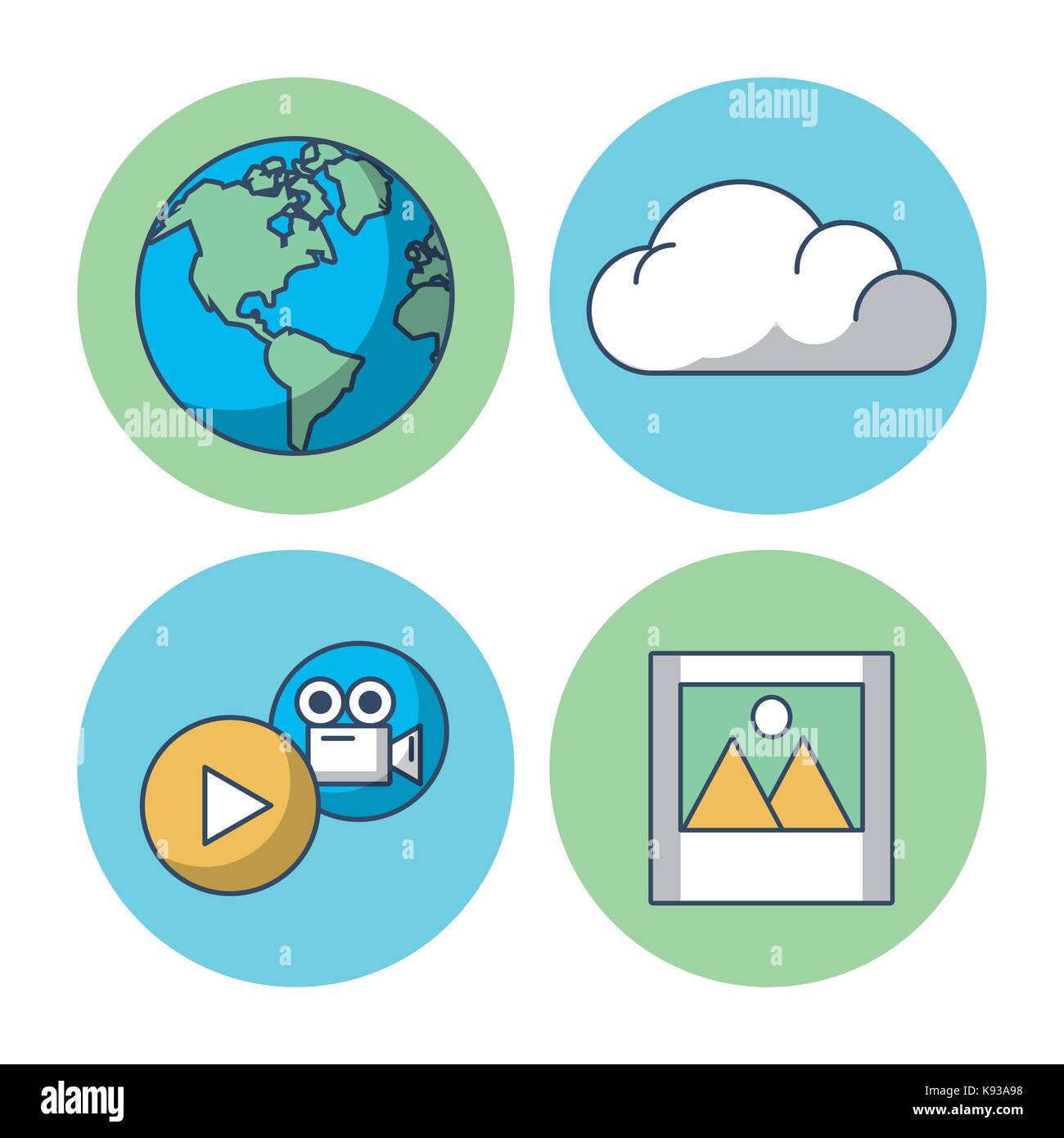 Cloud computing technology Stock Vector Image & Art - Alamy