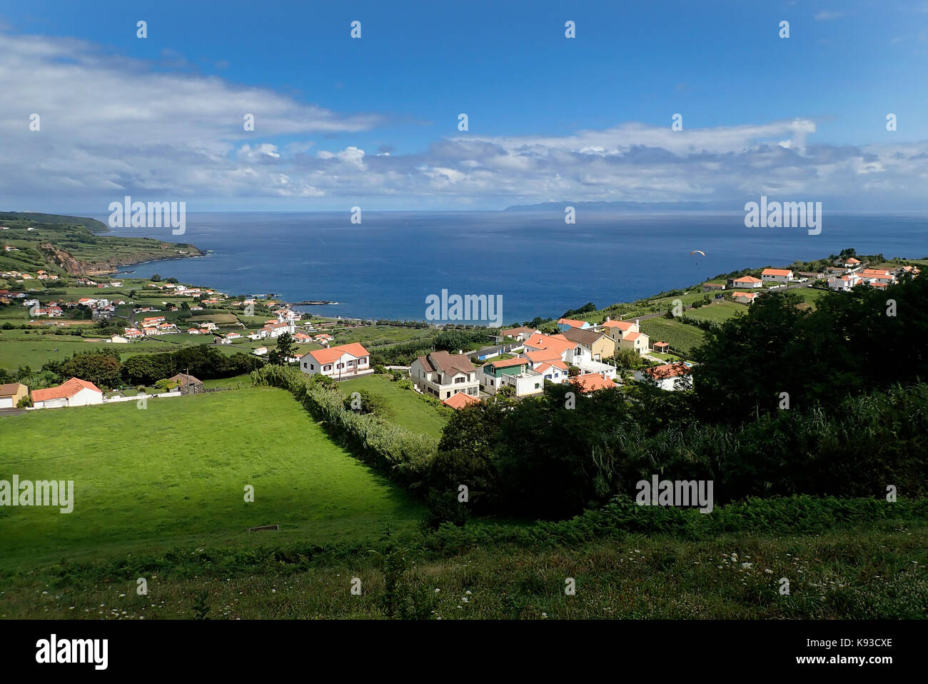 Viewpoint Nossa Senhora da Conceição Faial Island Azores Portugal Europe Stock Photo