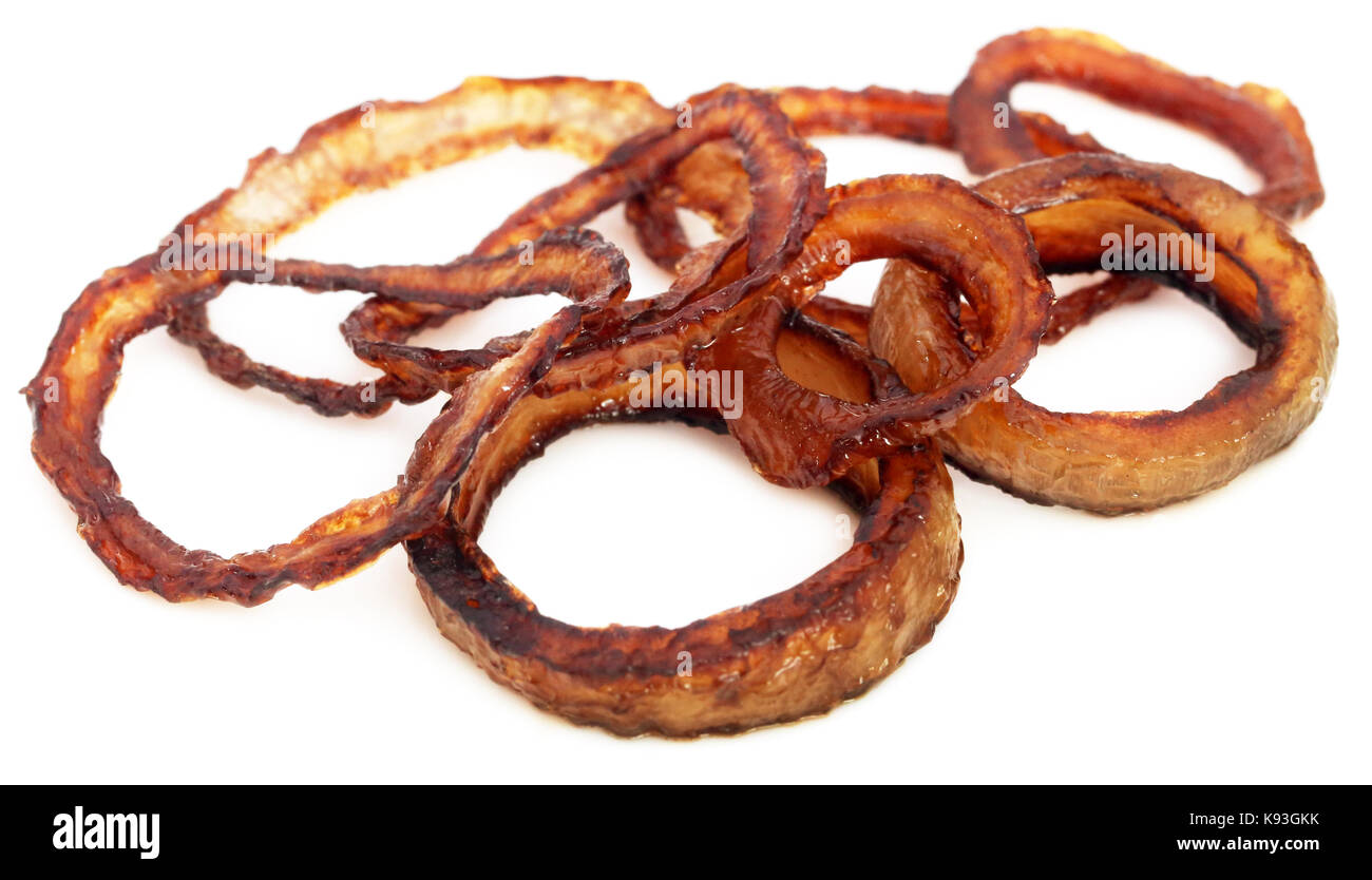 Crispy golden onion rings hi-res stock photography and images - Alamy