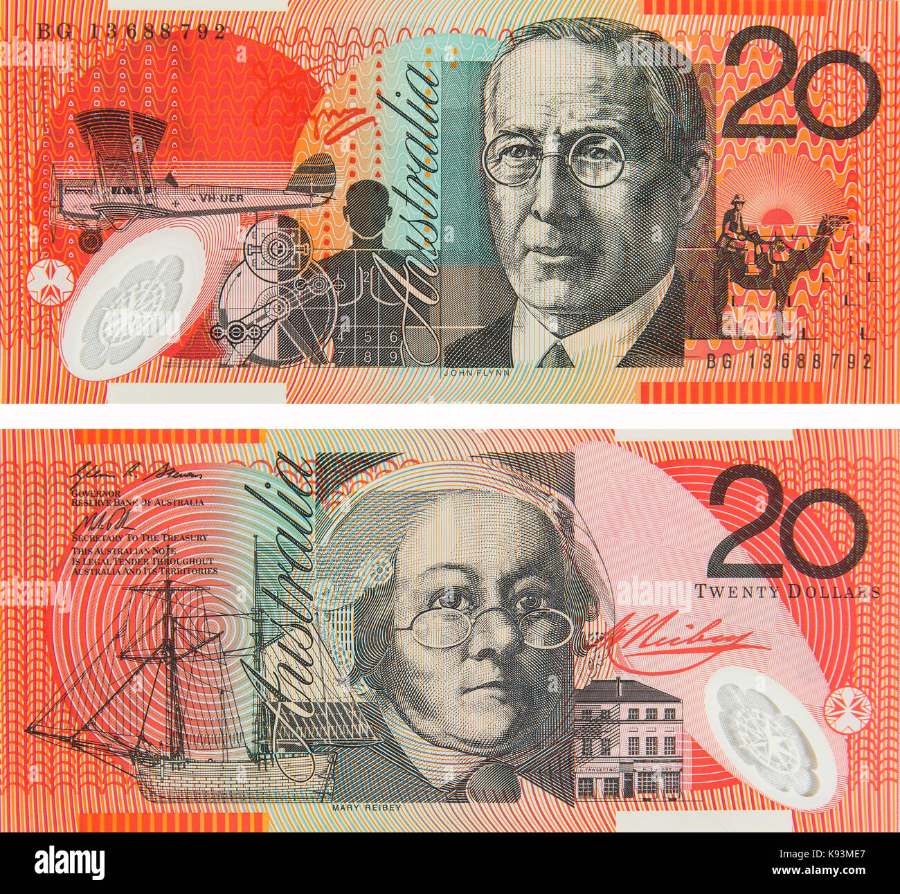 20 Twenty Australian Dollars Stock Photo 160507151 Alamy