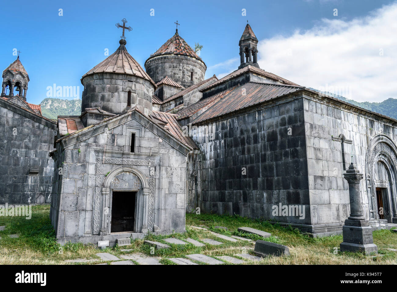 Exterior view of the medieval Haghpat Monastery, Haghpat, Armenia. Stock Photo