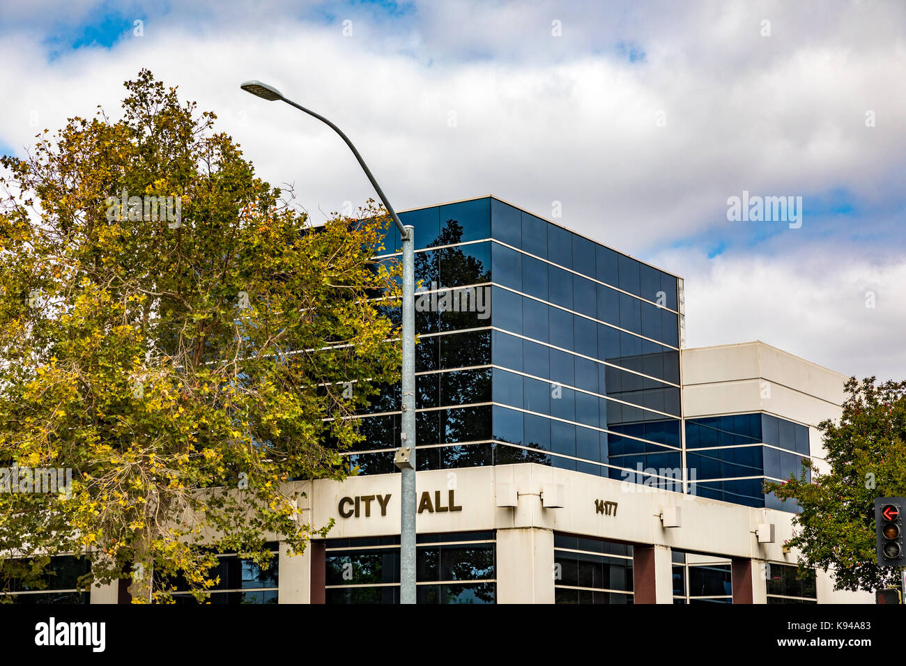 The Moreno Valley California City Hall and Civic center Stock Photo Alamy