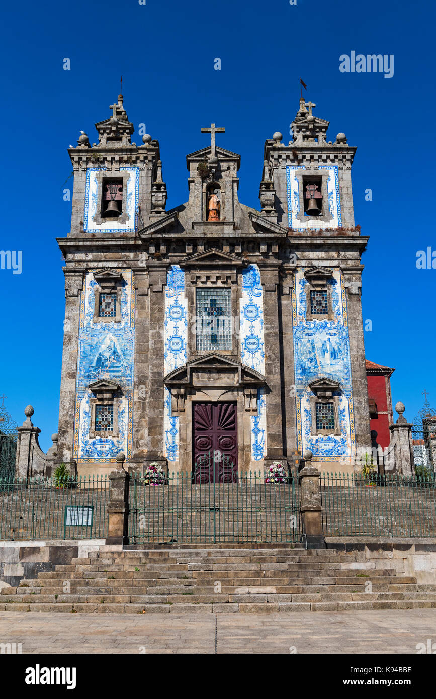 Igreja de Santo Ildefonso. Saint Ildefonso Church Porto Portugal Stock  Photo - Alamy