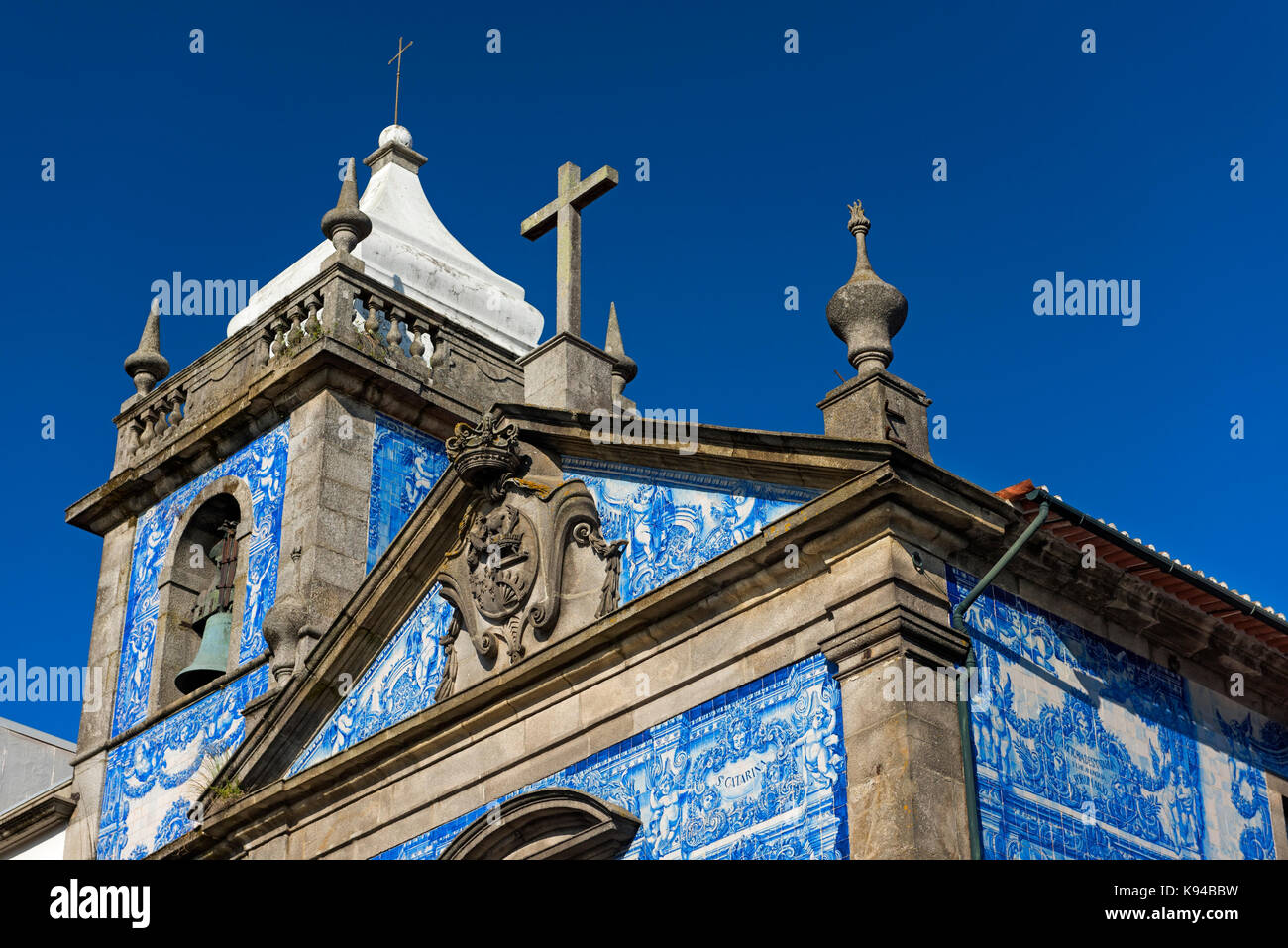 Almas Chapel or Santa Catarina Chapel Porto Portugal Stock Photo