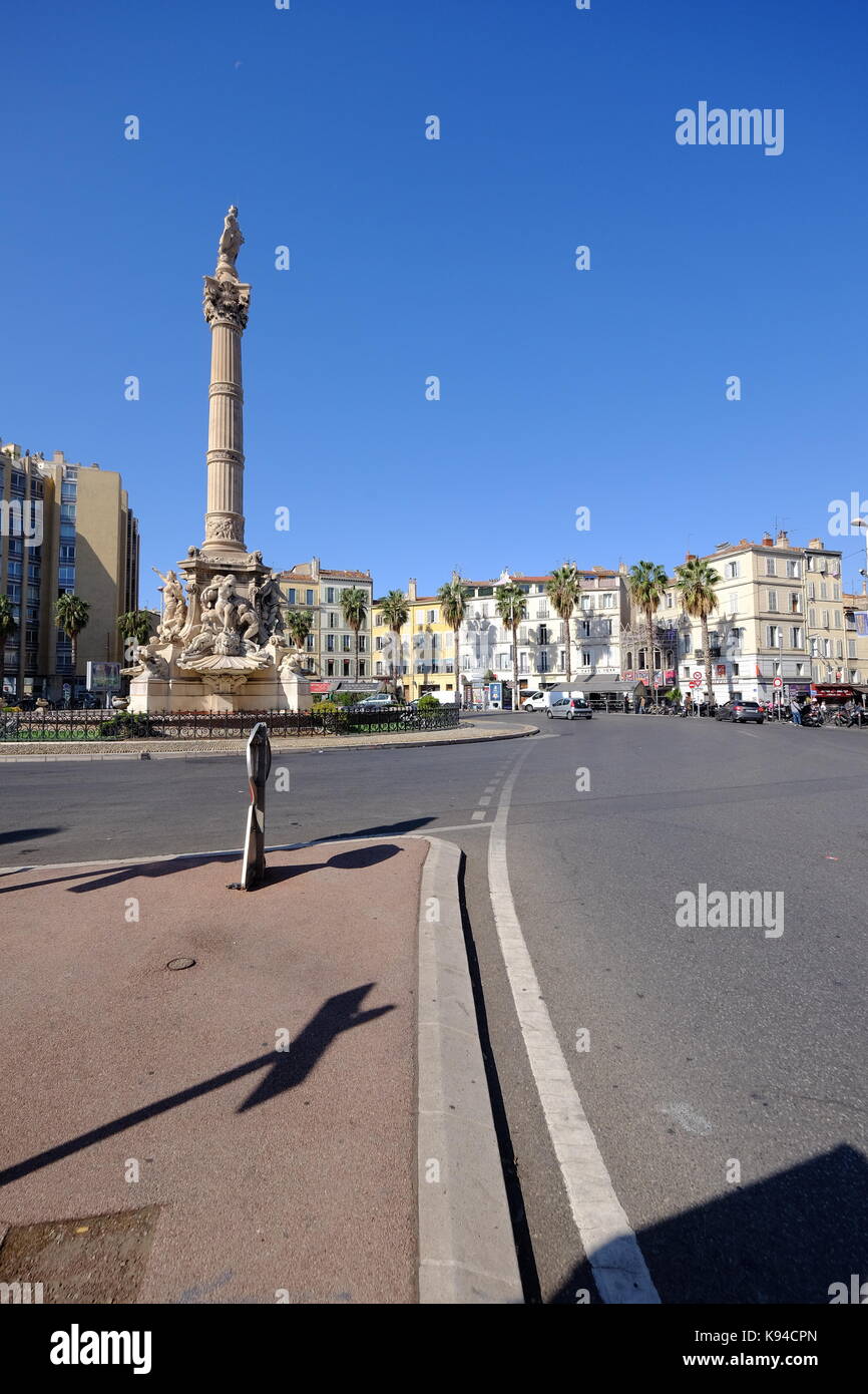 Place Castellane in the heart of the city of Marseille, Provence, South of France Stock Photo