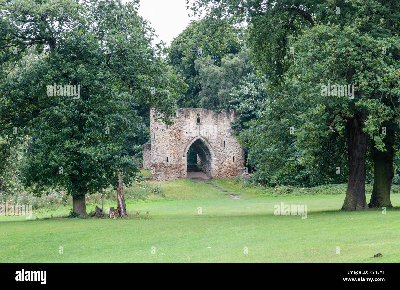 Castle Folly in Roundhay Park, Leeds Stock Photo