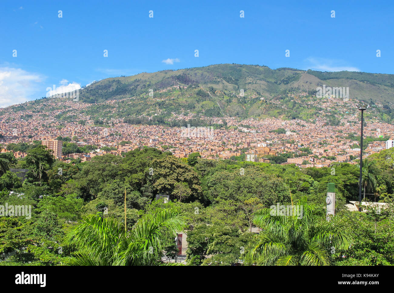 The city Medellin ,  Colombia Stock Photo