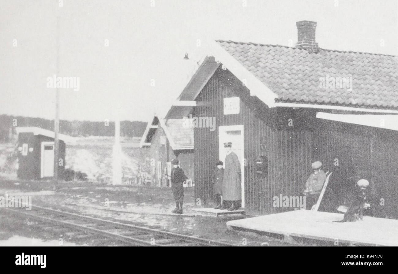 Kvevli stasjon ca 1920 Stock Photo - Alamy