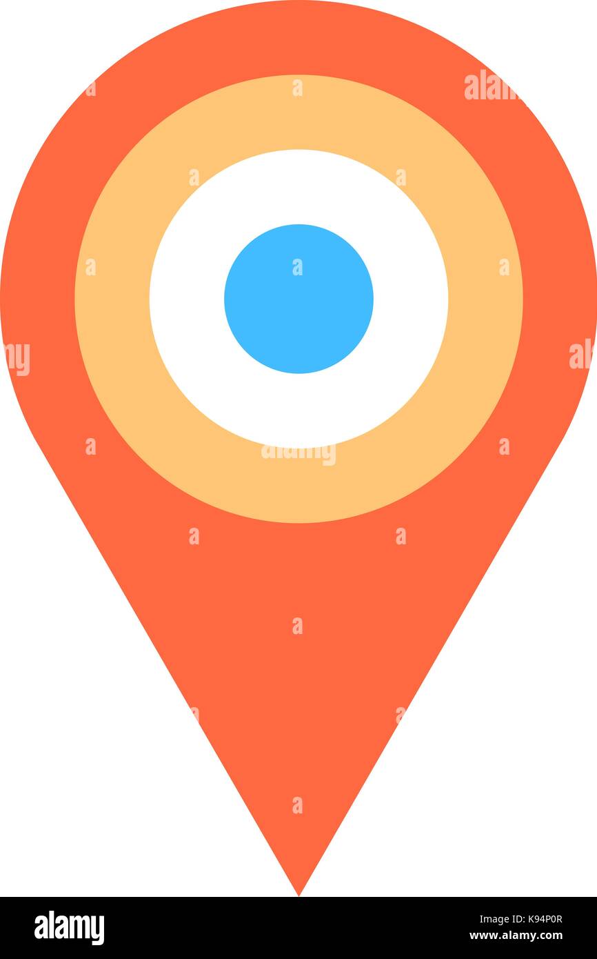 Quick and easy recolorable circle shape isolated from background. Flat ...