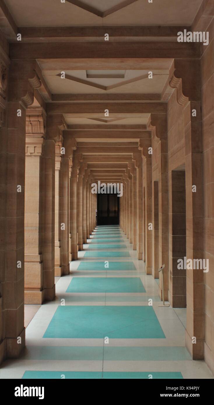 Hallways found in India Stock Photo