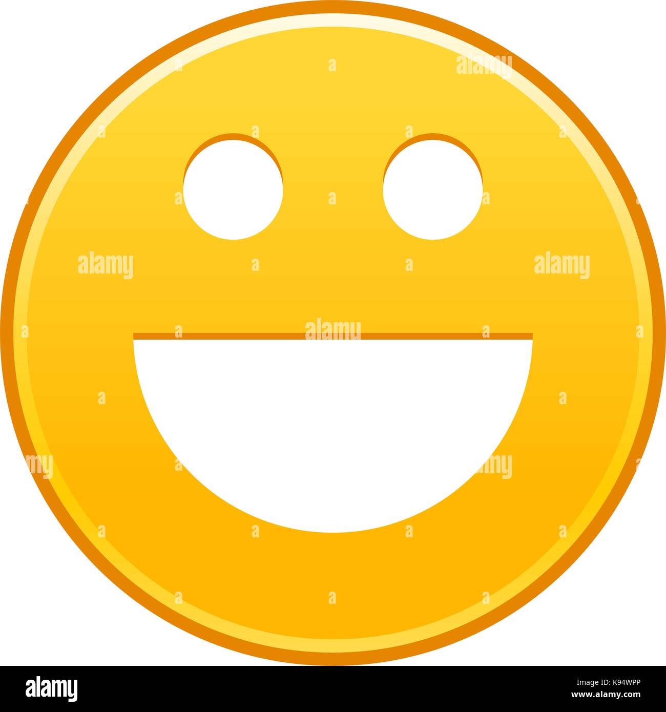 Yellow smiling face cheerful smiley happy emoticon. Quick and easy ...